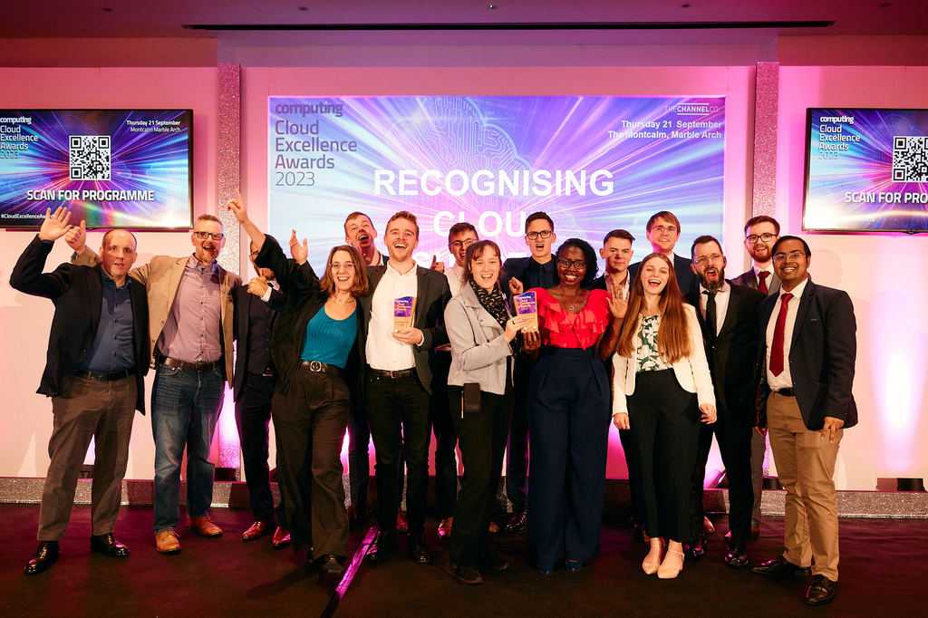 the team on stage having won some silly awards, myself not included!